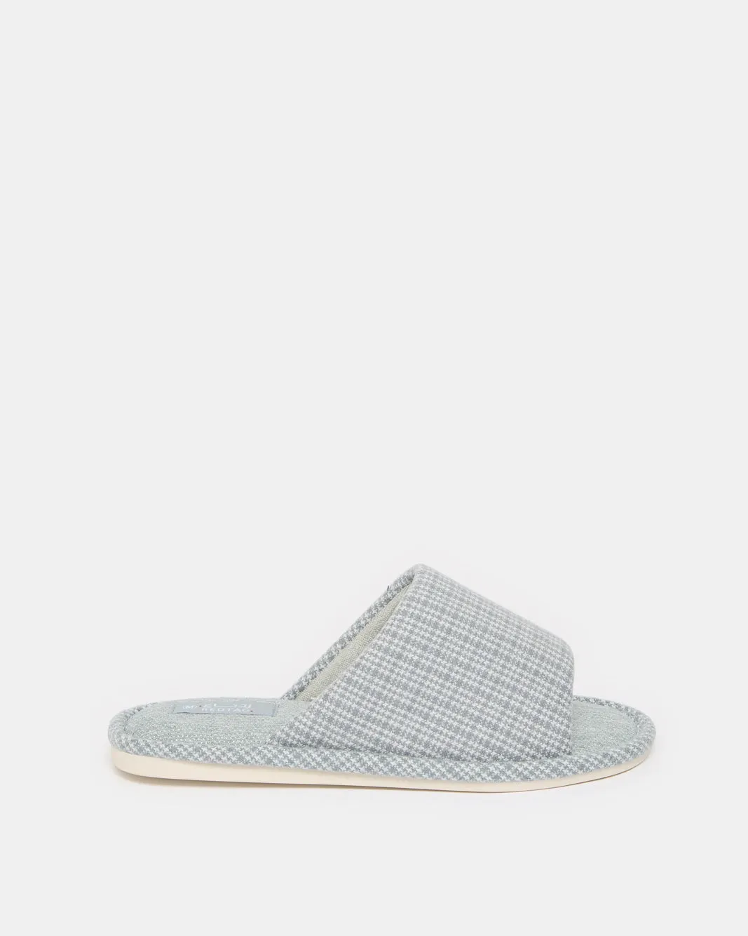 Men Grey Checkered Slipper sold by Redtag
