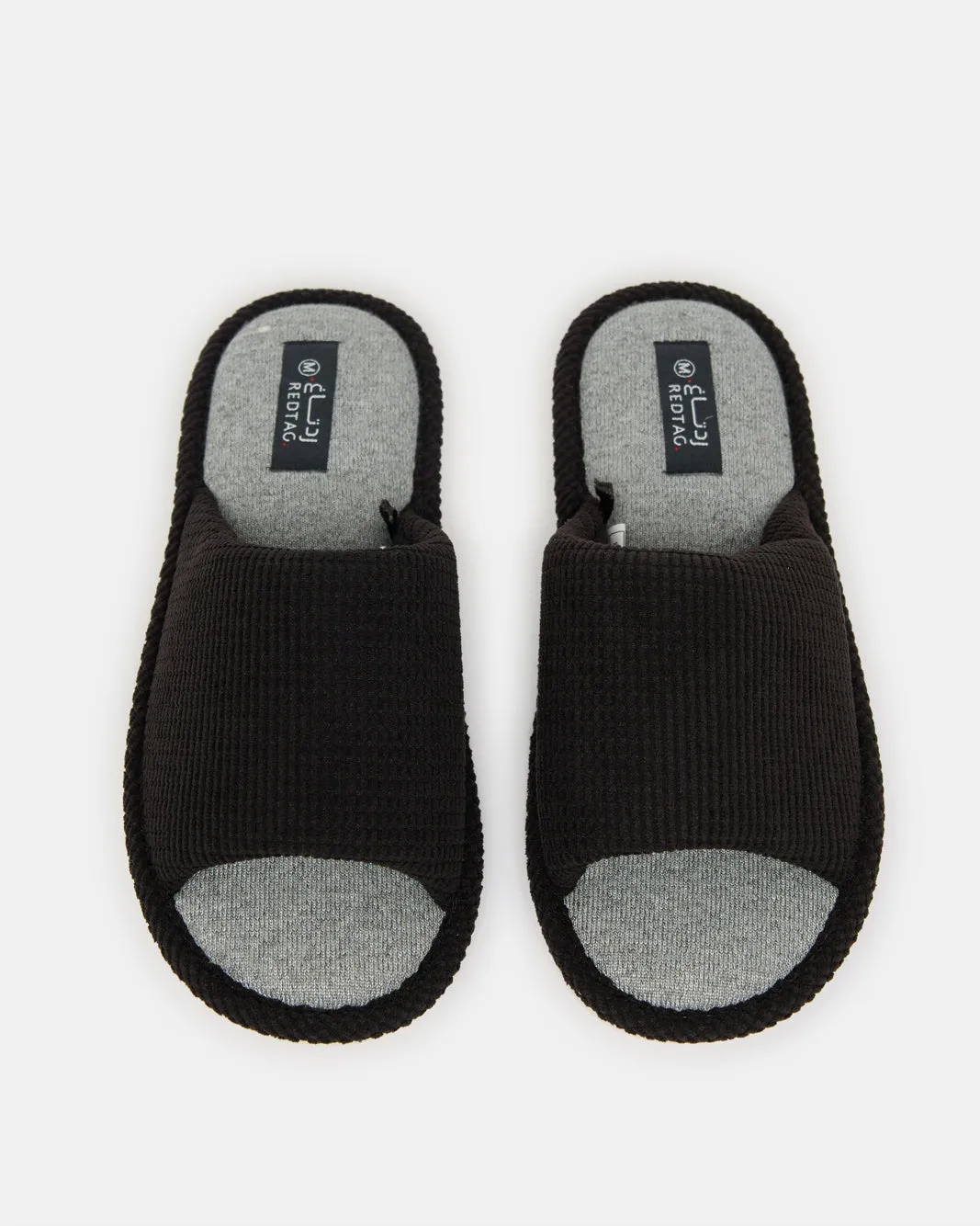 Men Grey And Black Slipper sold by Redtag product image thumbnail 2