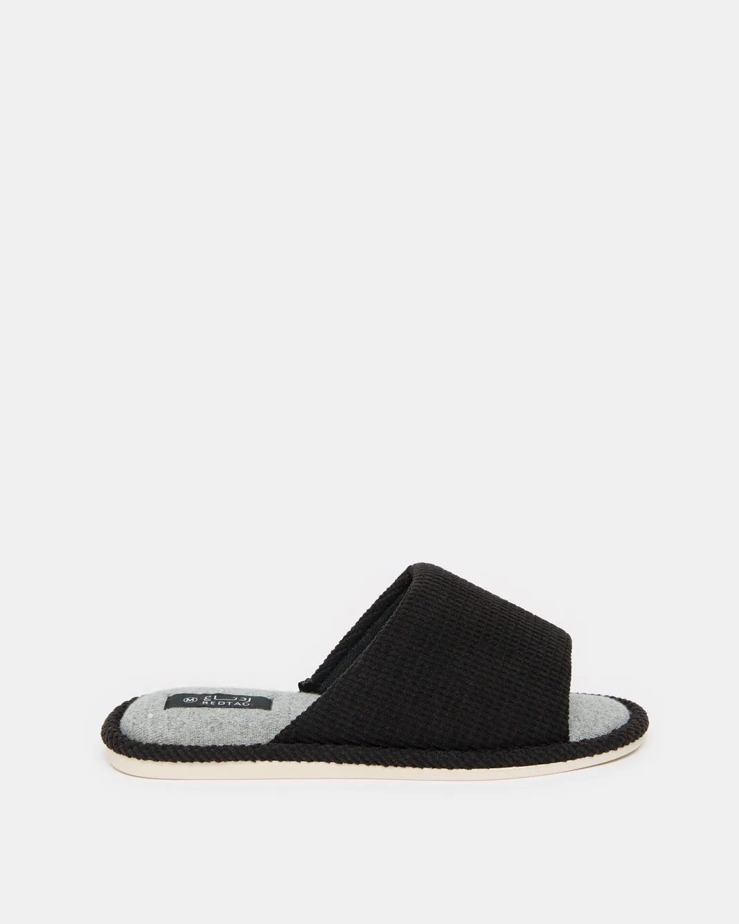 Men Grey And Black Slipper sold by Redtag