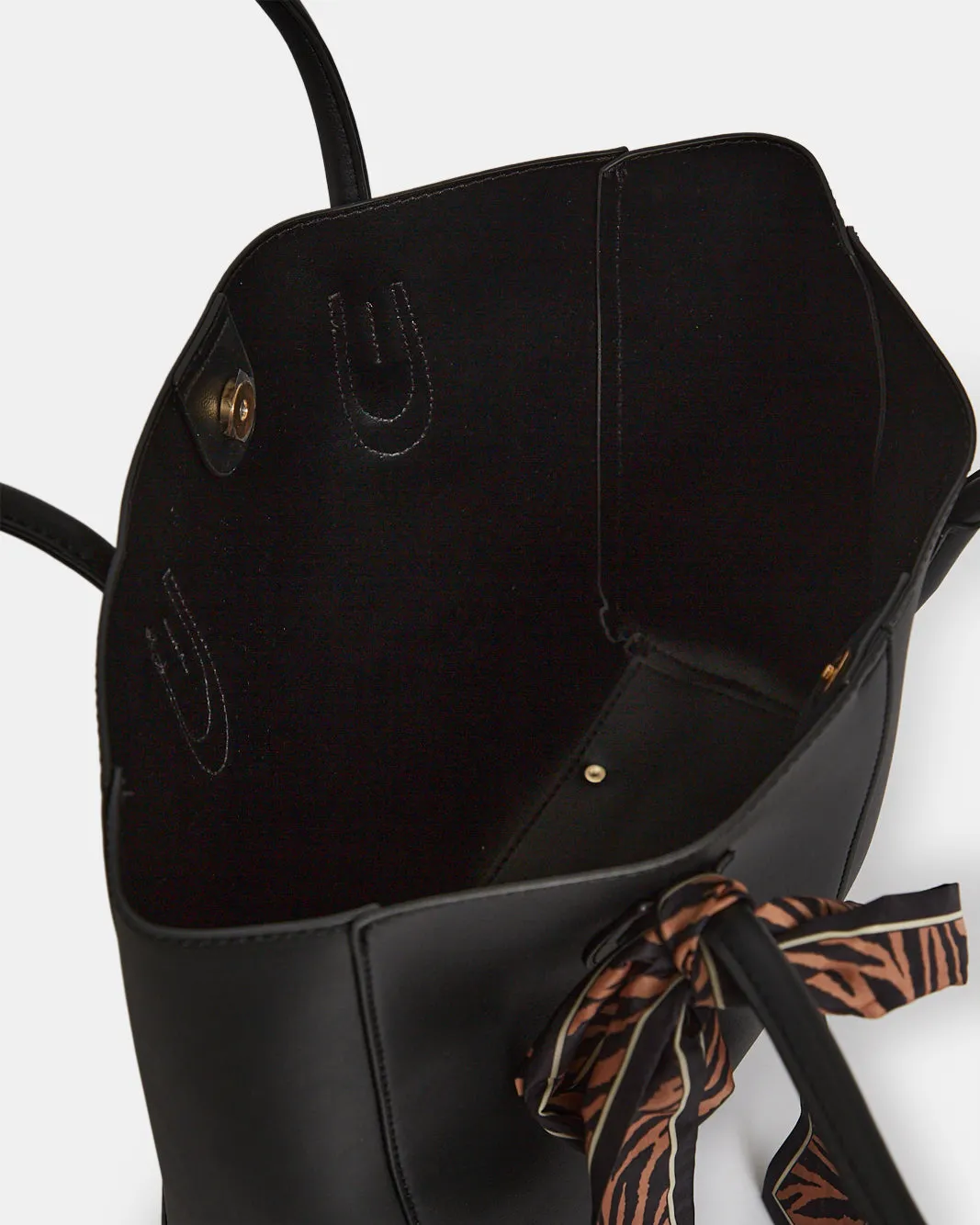 Women Black Embellished Tote Bag sold by Redtag product image thumbnail 4