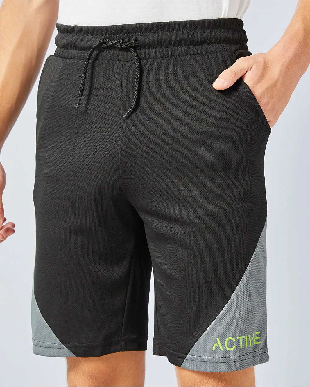 Senior Boys Black Active Shorts sold by Redtag product image thumbnail 4