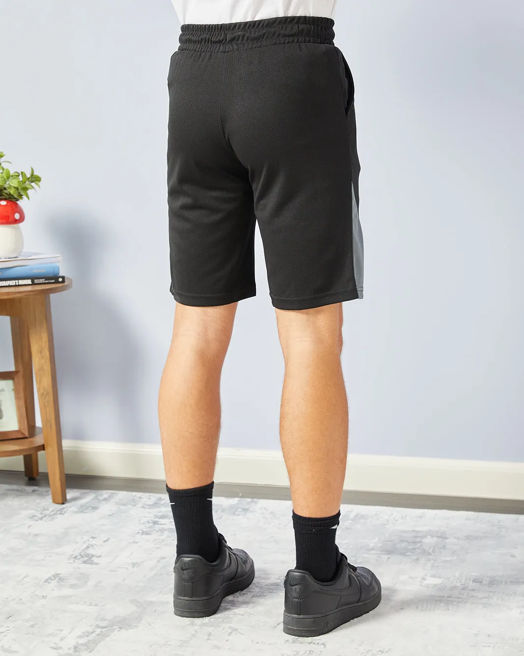 Senior Boys Black Active Shorts sold by Redtag product image thumbnail 3