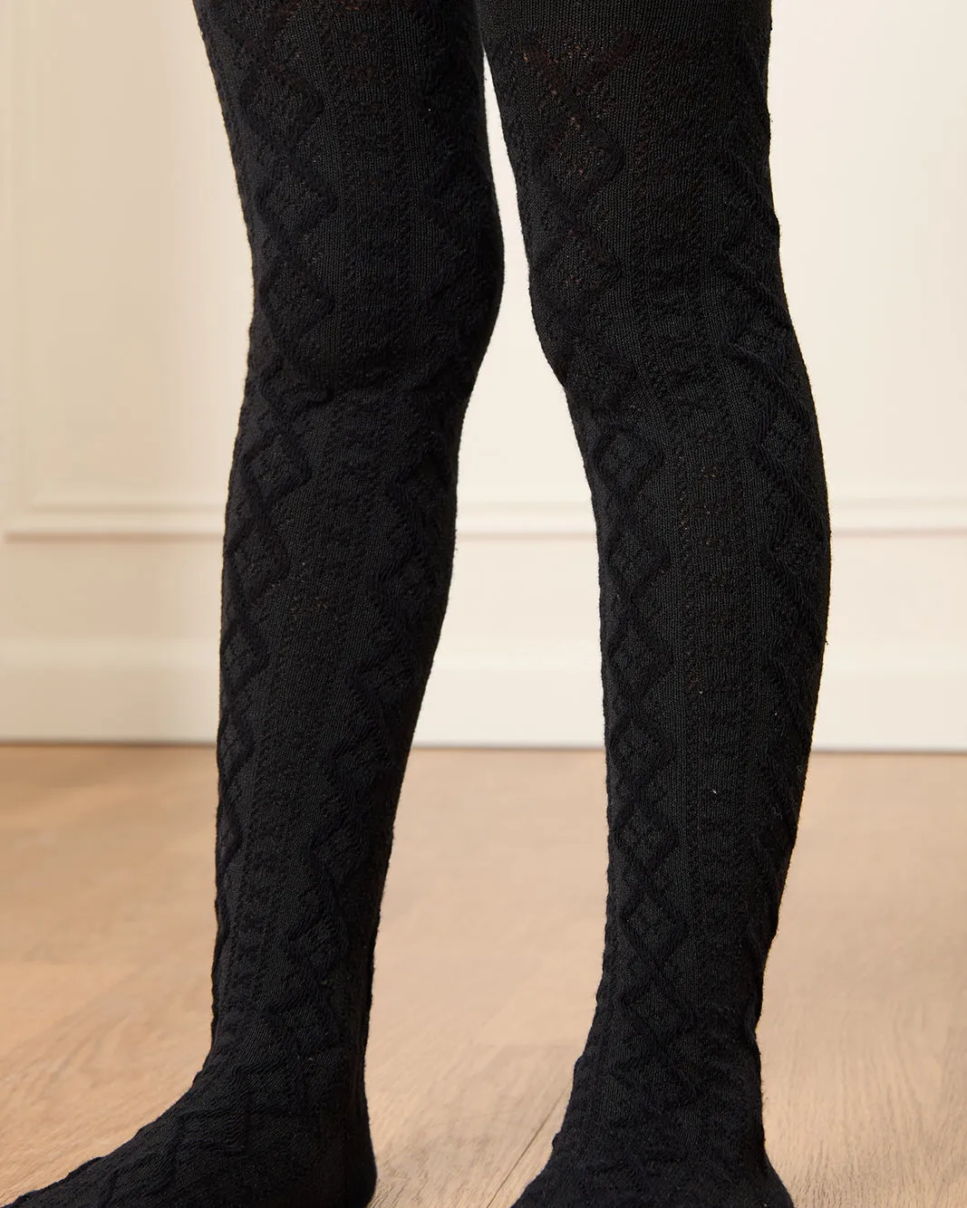 Girls Black Solid Tights sold by Redtag product image thumbnail 4