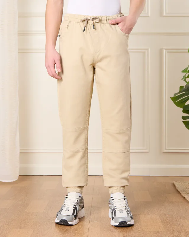 Senior Boys Beige Pull On Joggers sold by Redtag