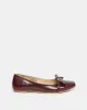 Women Burgundy Bow Embellished Ballerina sold by Redtag