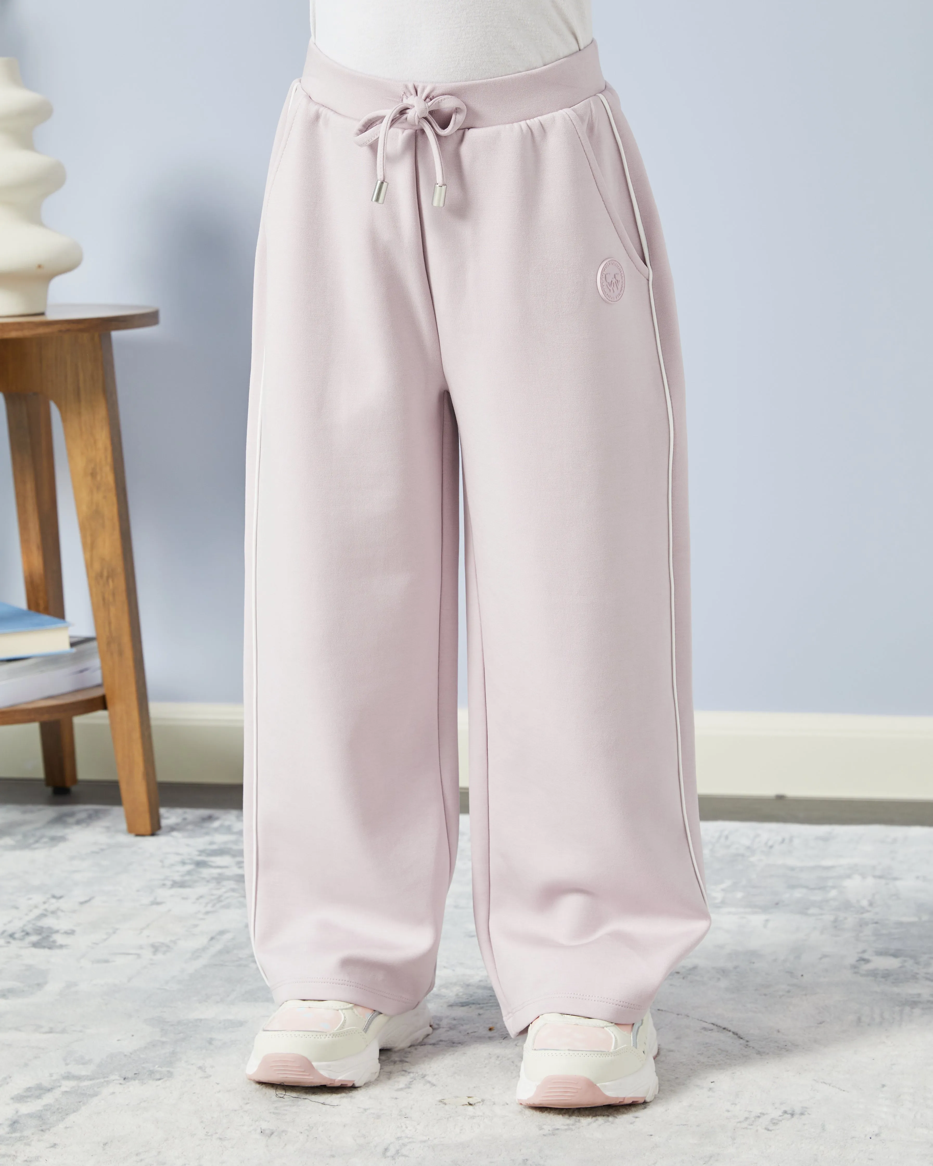 Girls Lilac Wide Leg Active Track Pants sold by Redtag
