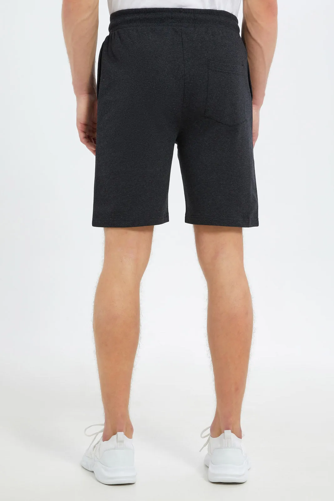Men Charcoal Pull-On Short sold by Redtag product image thumbnail 3
