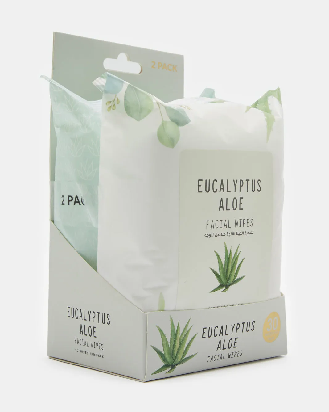 Green Aloe Vera Facial Wipes (2 Packs/ 30 Piece Each) sold by Redtag product image thumbnail 2