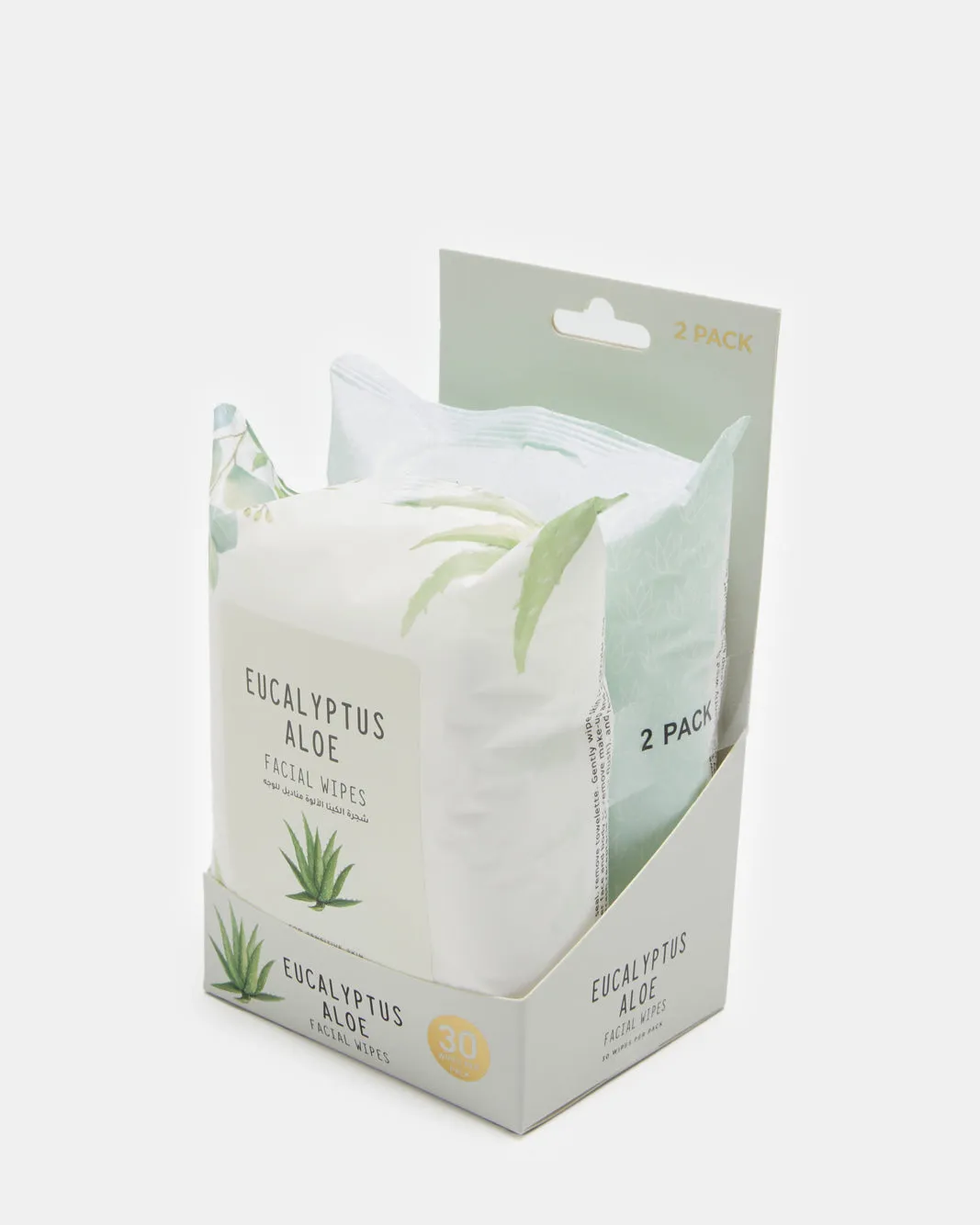 Green Aloe Vera Facial Wipes (2 Packs/ 30 Piece Each) sold by Redtag product image thumbnail 3