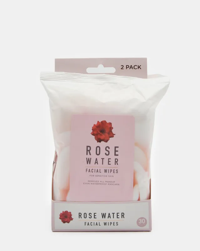 Pink Rose Water Facial Wipes (2 Packs/30 Pieces Each) sold by Redtag