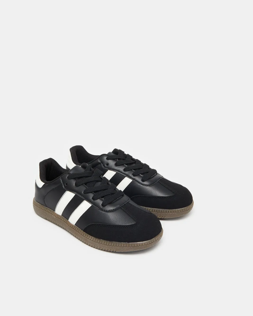 Senior Boys Black Retro Sneaker sold by Redtag product image thumbnail 2