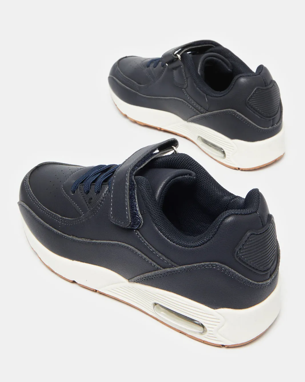 Senior Boys Navy Airbag Sneakers sold by Redtag product image thumbnail 4