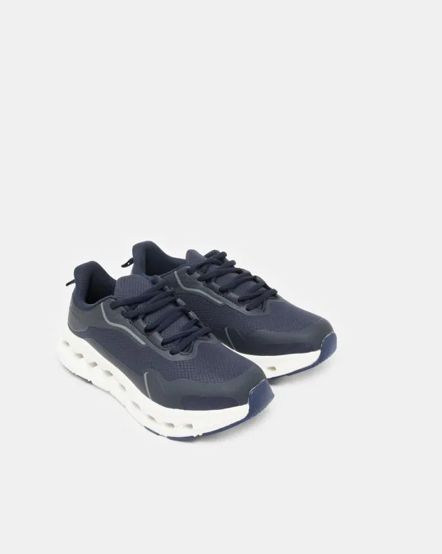 Senior Boys Navy Chunky Sneakers sold by Redtag
