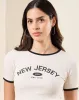Women Ivory Printed T-Shirt sold by Redtag