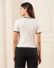 Women Ivory Printed T-Shirt sold by Redtag