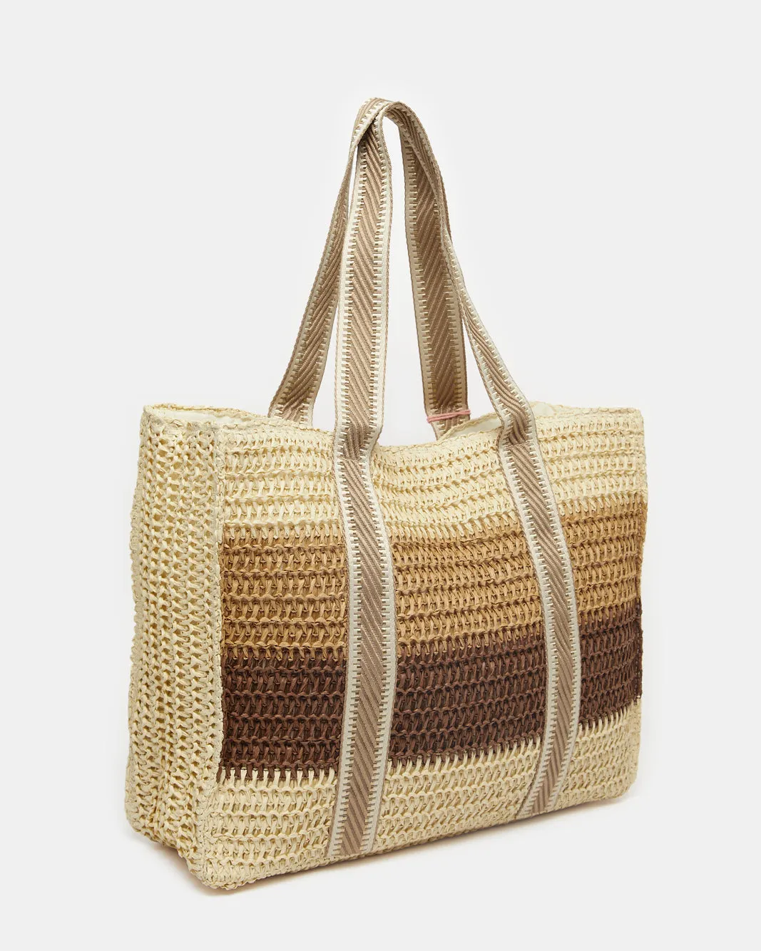 Women Multicolour Striped Beach Bag sold by Redtag product image thumbnail 2