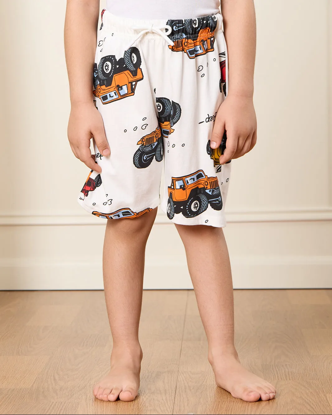 Boys Ivory Printed Pyjama Set (2 Piece) sold by Redtag product image thumbnail 3