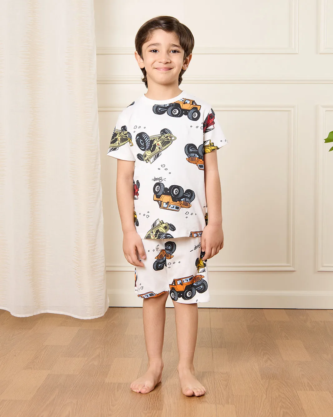Boys Ivory Printed Pyjama Set (2 Piece) sold by Redtag