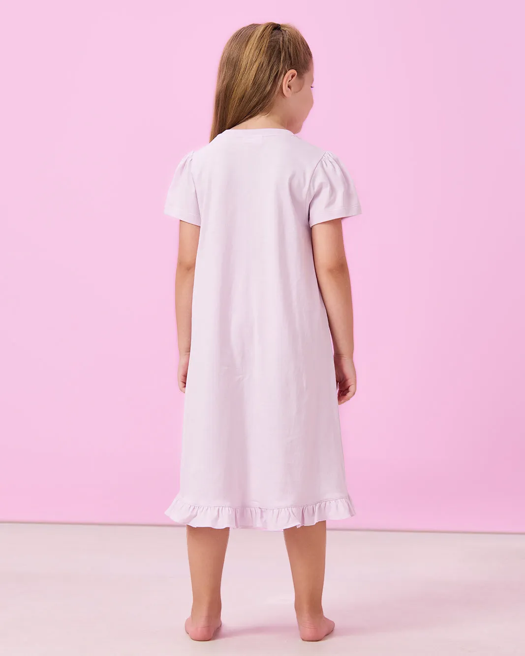 Girls Pink Peach Bee Placement Print Nightshirt sold by Redtag product image thumbnail 3