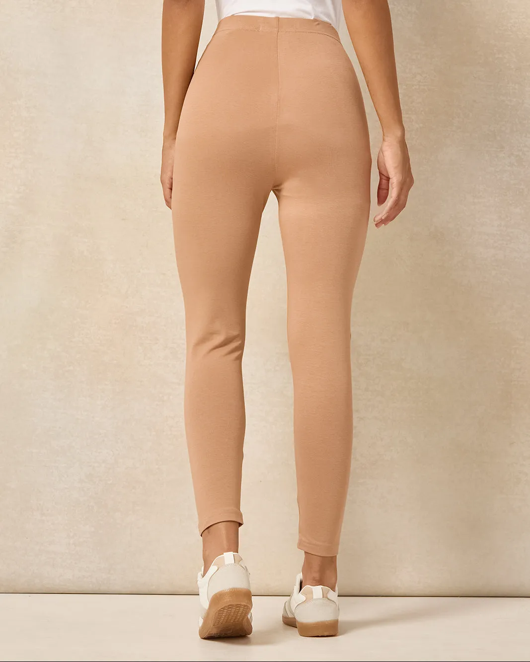 Women Brown Cropped Legging sold by Redtag product image thumbnail 3