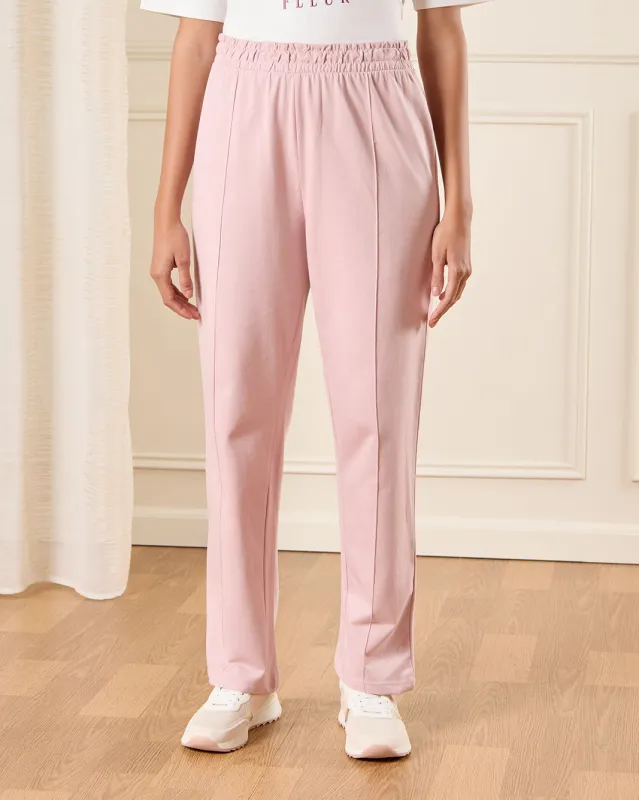Women Pink Terry Active Pants sold by Redtag