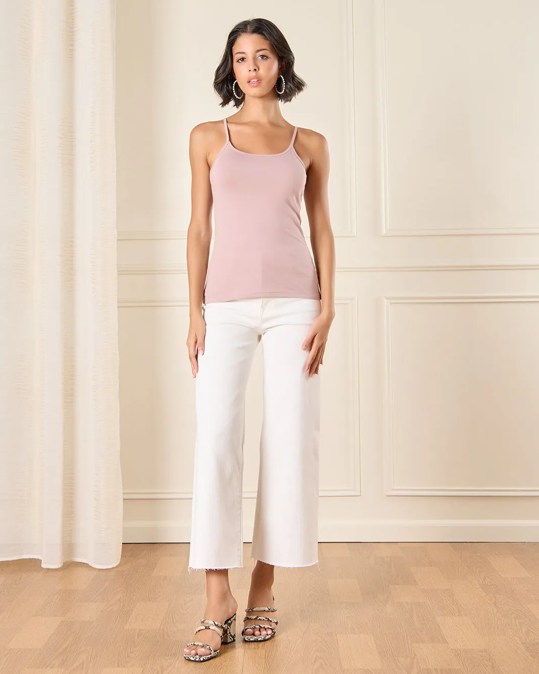 Women Lilac Strappy Vest sold by Redtag product image thumbnail 2