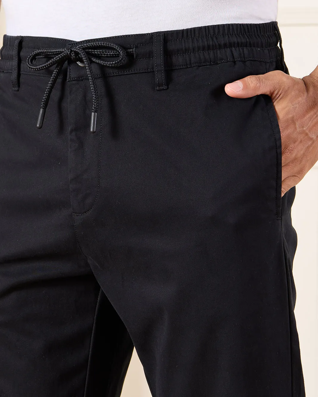 Men Navy Slim Fit Joggers sold by Redtag product image thumbnail 4