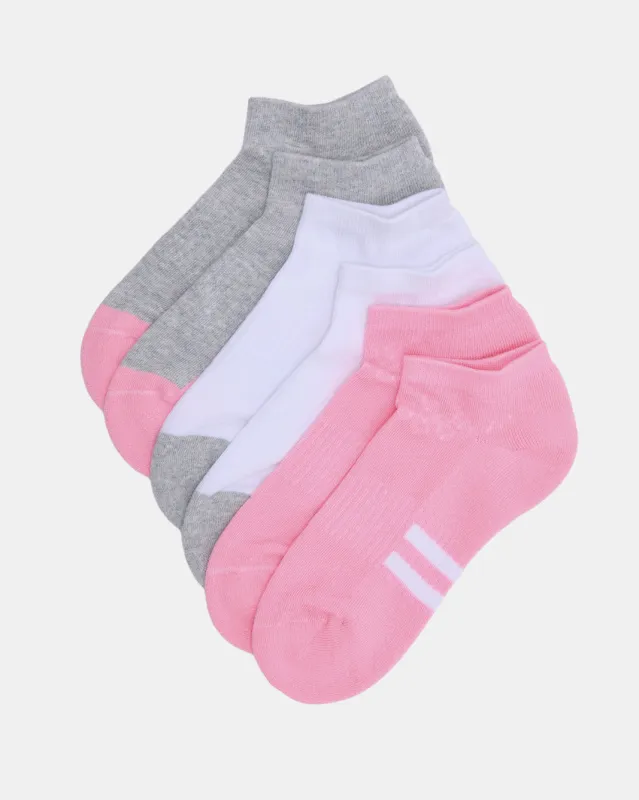 Senior Girls Assorted Ankle Socks Set (3 Pairs) sold by Redtag