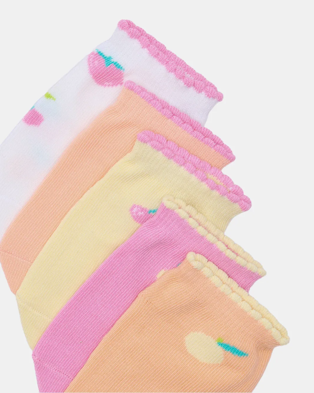 Infant Girls Assorted Ankle Length Socks (5 Pairs) sold by Redtag product image thumbnail 2