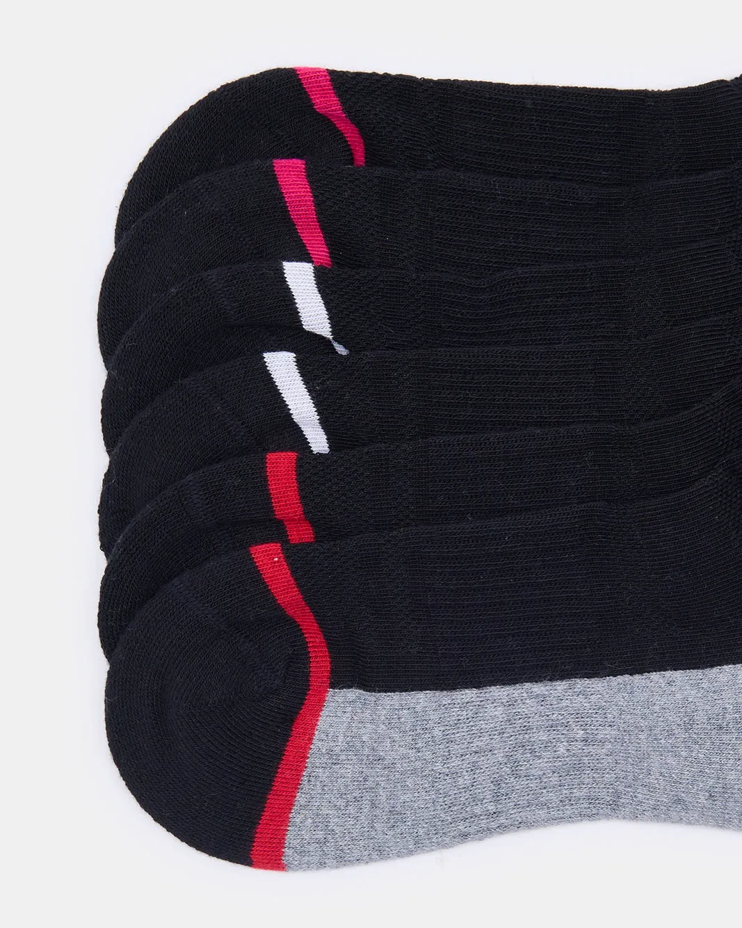 Senior Girls Black Ankle Socks Set (3 Pairs) sold by Redtag product image thumbnail 2