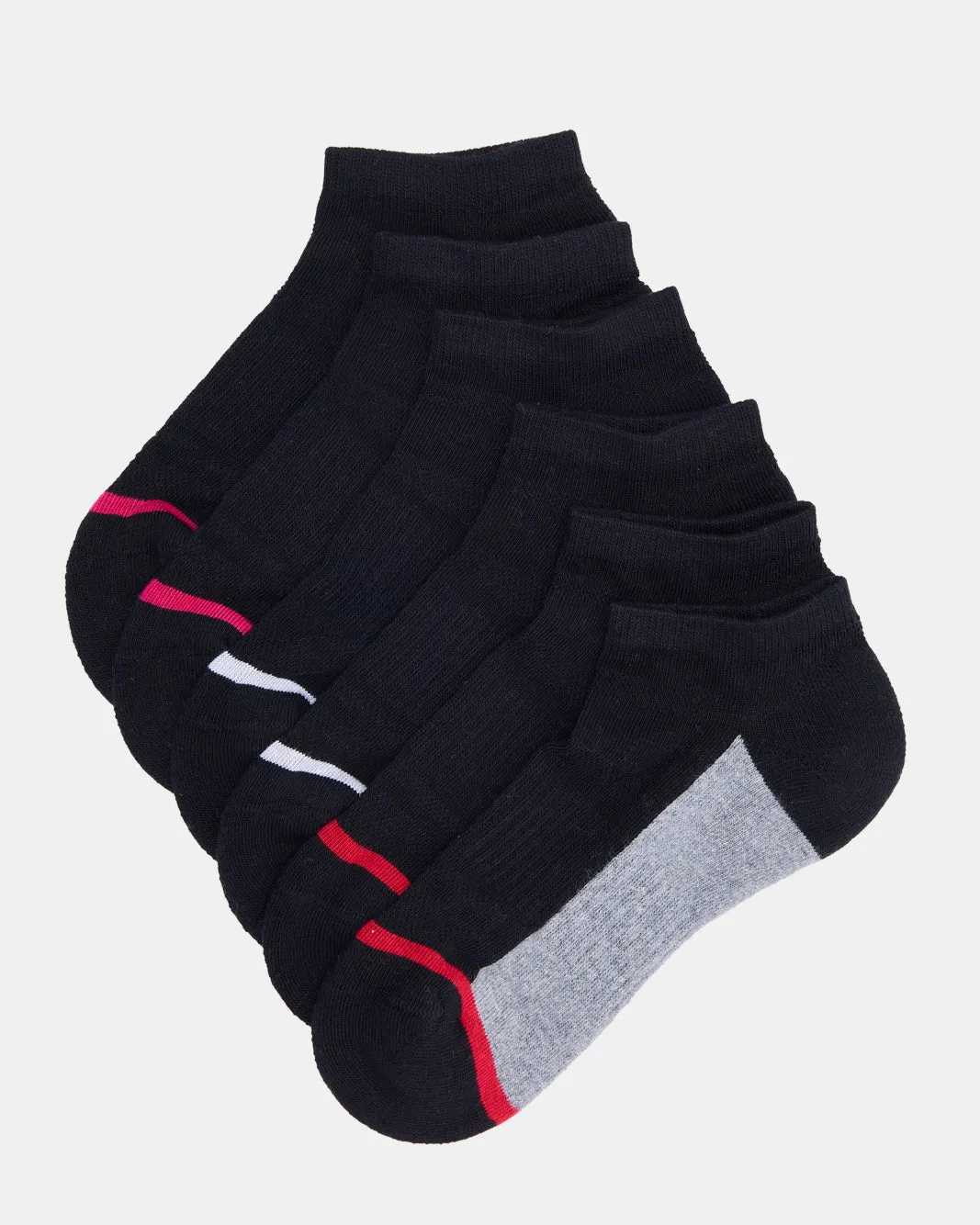 Senior Girls Black Ankle Socks Set (3 Pairs) sold by Redtag