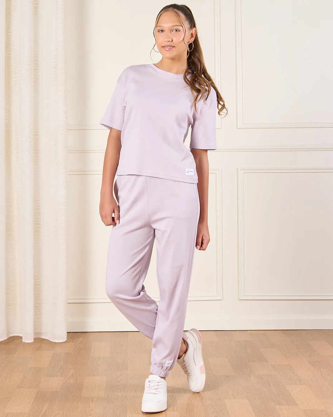 Senior Girls Lilac T-Shirt sold by Redtag product image thumbnail 2