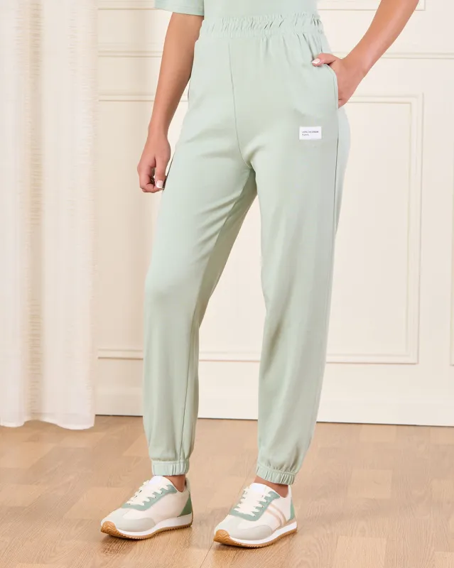 Senior Girls Green Active Pants sold by Redtag