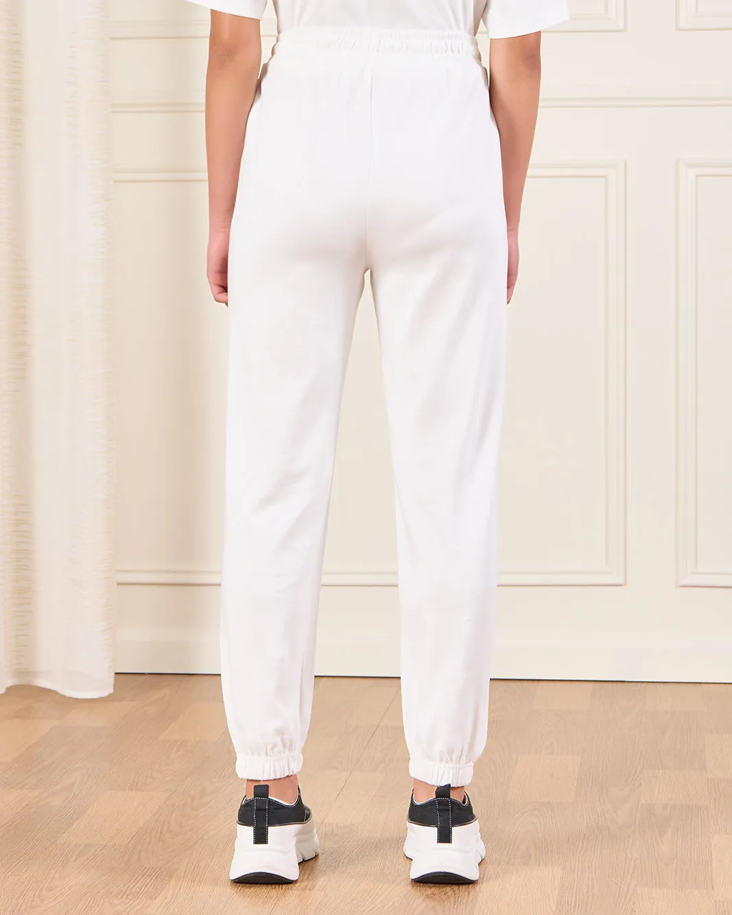 Senior Girls Ivory Active Pants sold by Redtag product image thumbnail 3