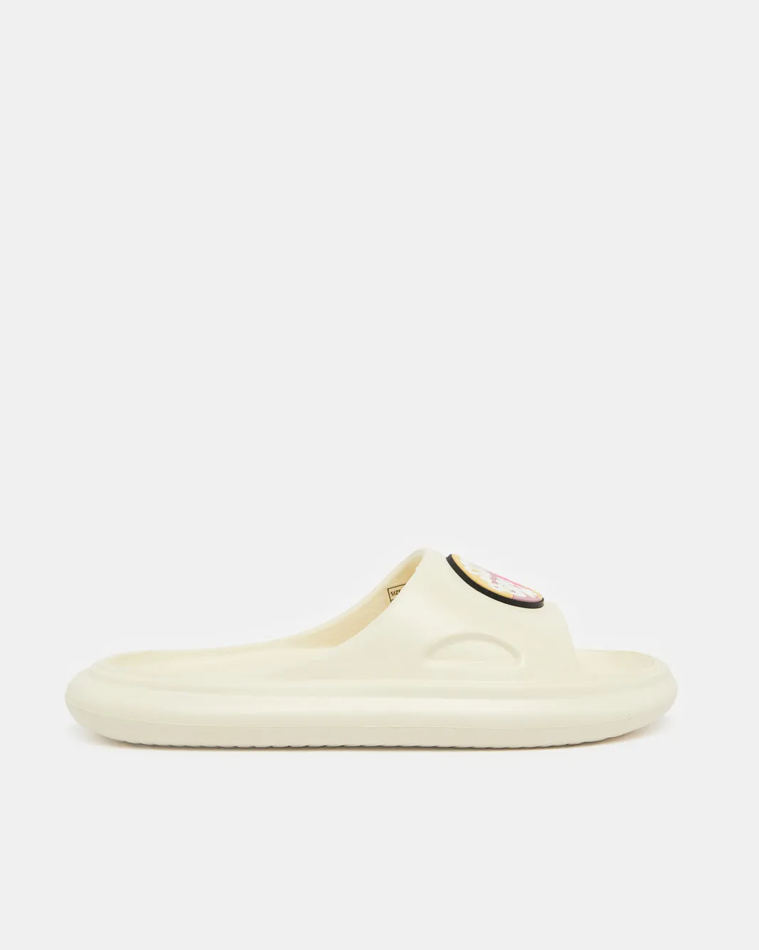 Senior Girls Beige Embellished Slide sold by Redtag