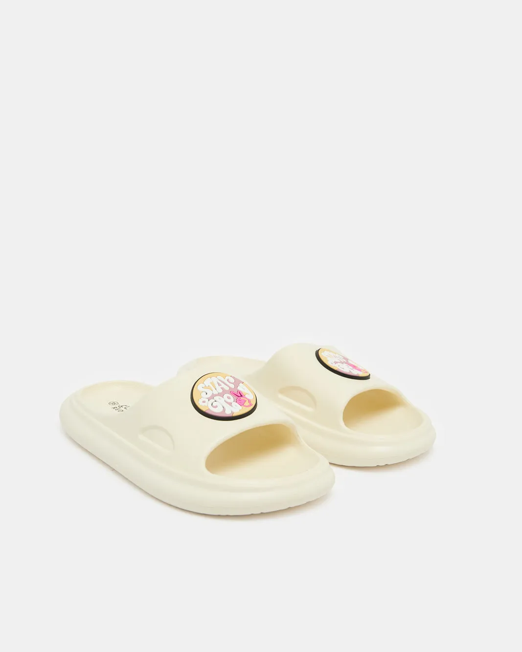 Senior Girls Beige Embellished Slide sold by Redtag product image thumbnail 2