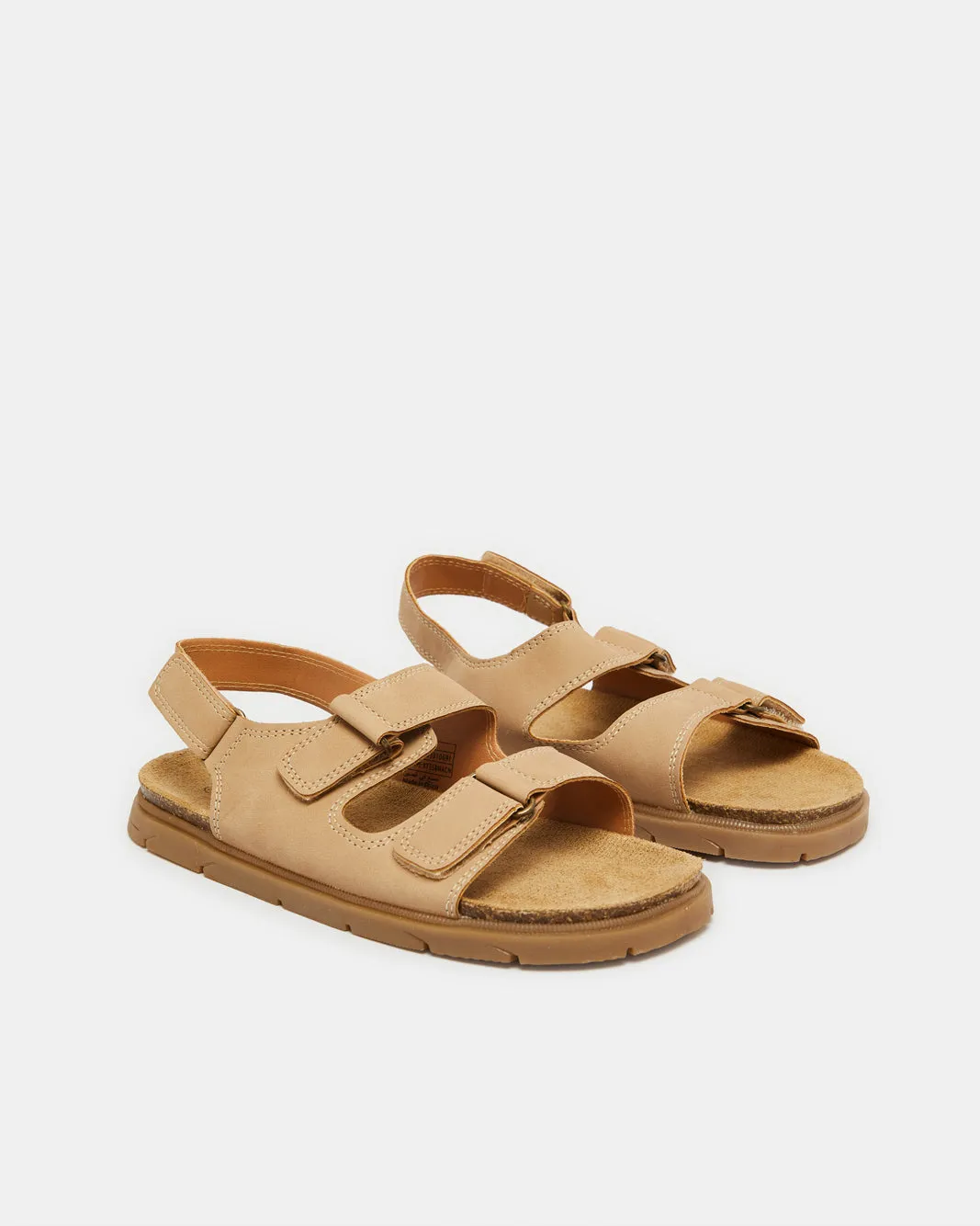 Senior Boys Beige Cork Sandals sold by Redtag product image thumbnail 2