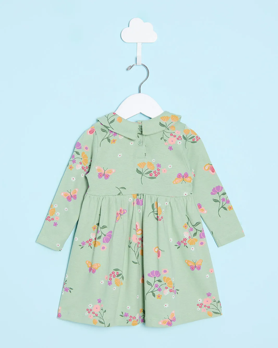 Infant Girls Green Floral Print Dress sold by Redtag product image thumbnail 4