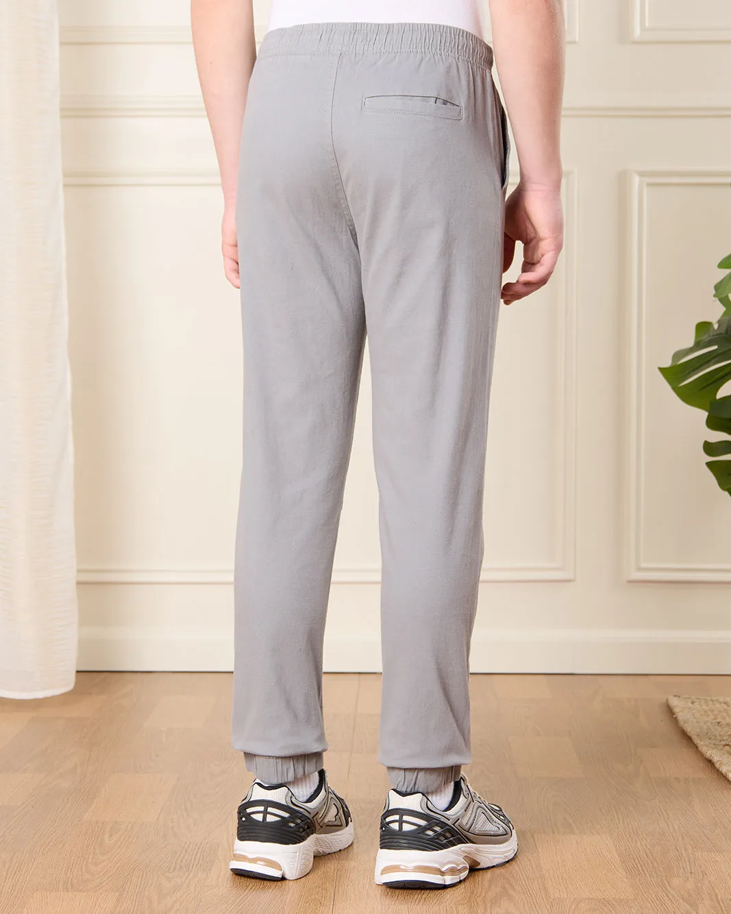 Senior Boys Grey Pull On Table Joggers sold by Redtag product image thumbnail 3