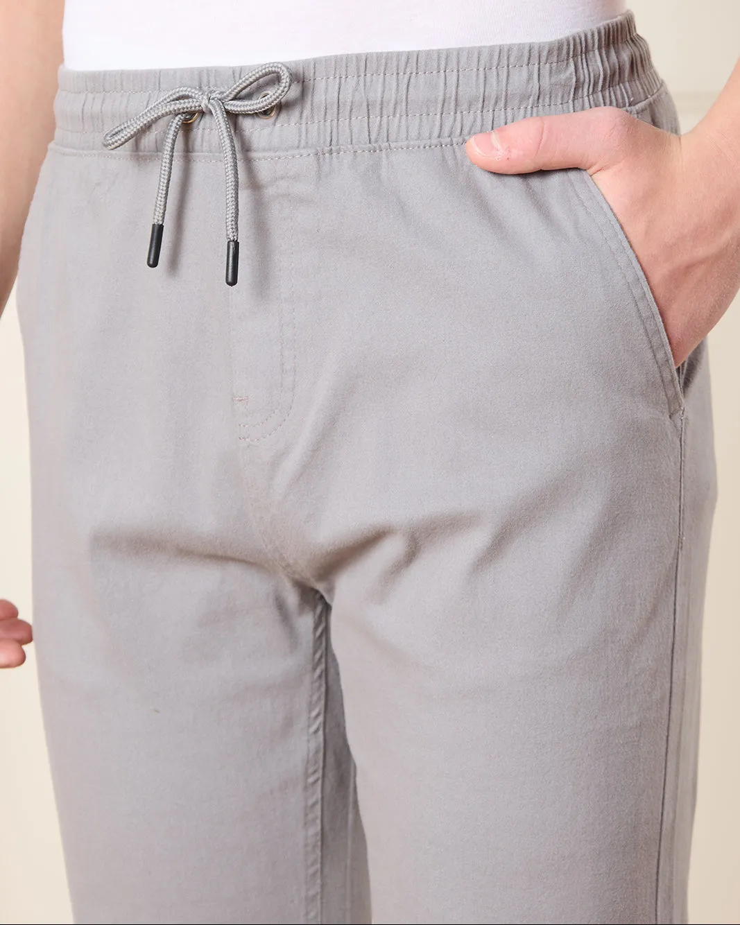 Senior Boys Grey Pull On Table Joggers sold by Redtag product image thumbnail 4