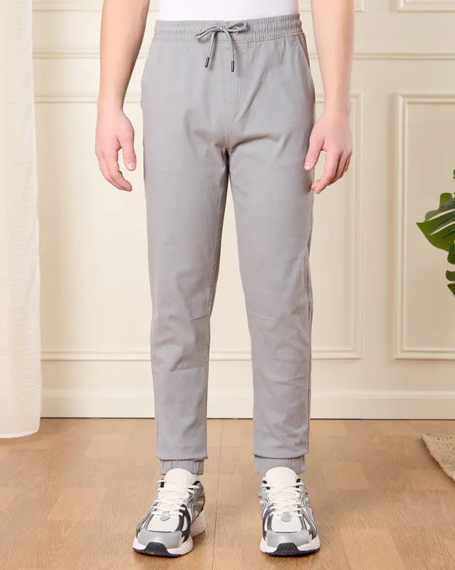 Senior Boys Grey Pull On Table Joggers sold by Redtag