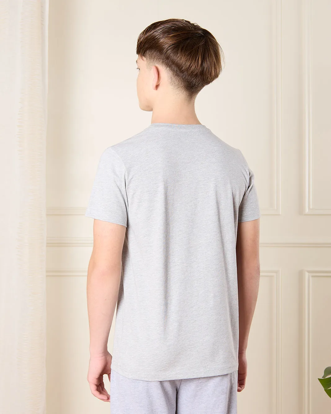 Senior Boys Grey Graphic T-Shirt sold by Redtag product image thumbnail 3