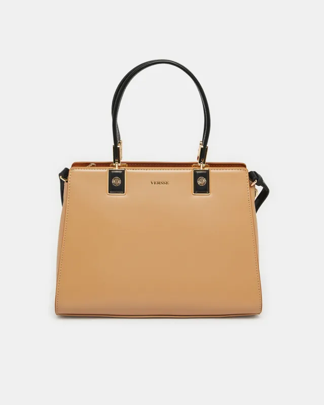 Women Beige Embellished Day Bag sold by Redtag