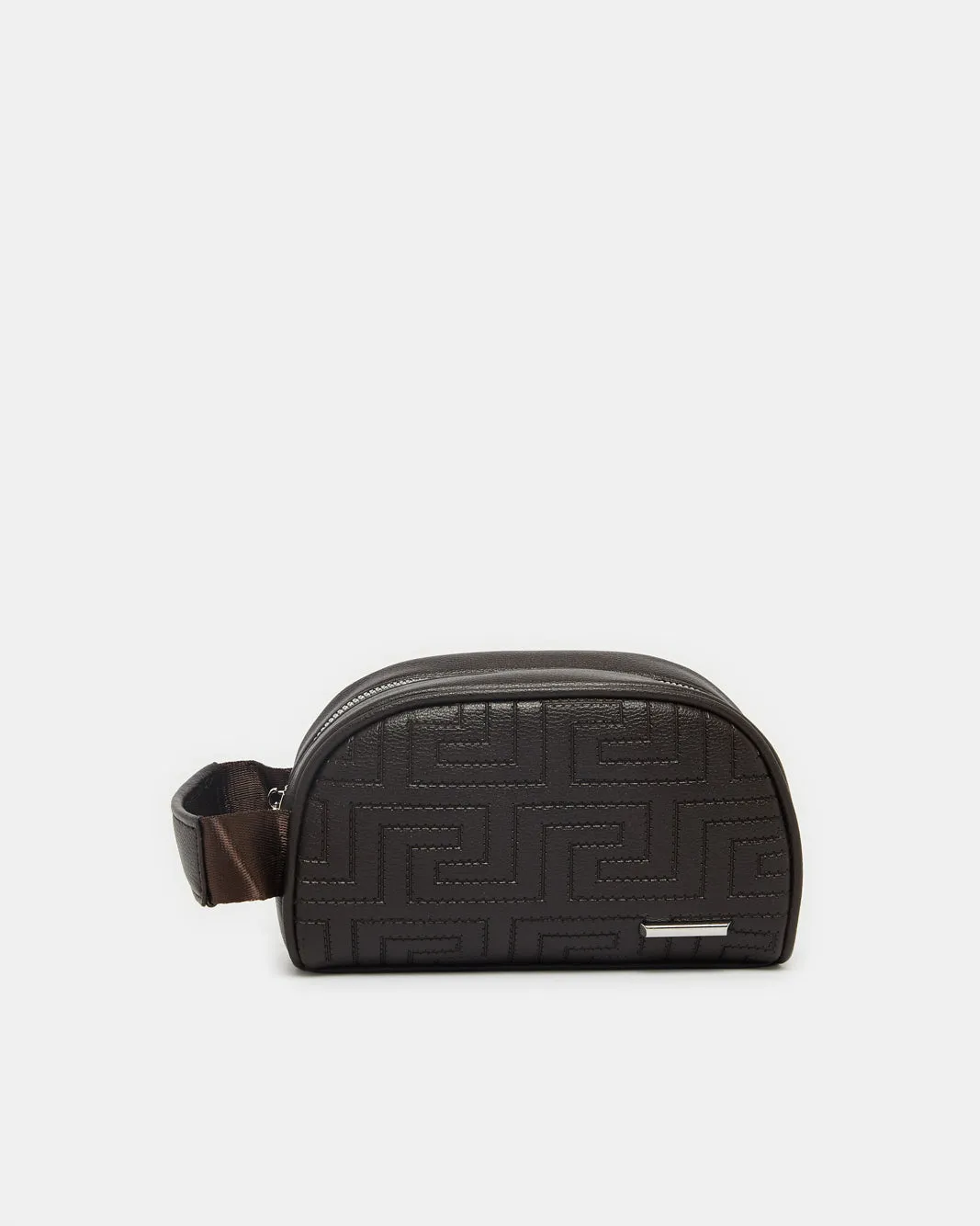 Men Brown Toiletry Bag sold by Redtag