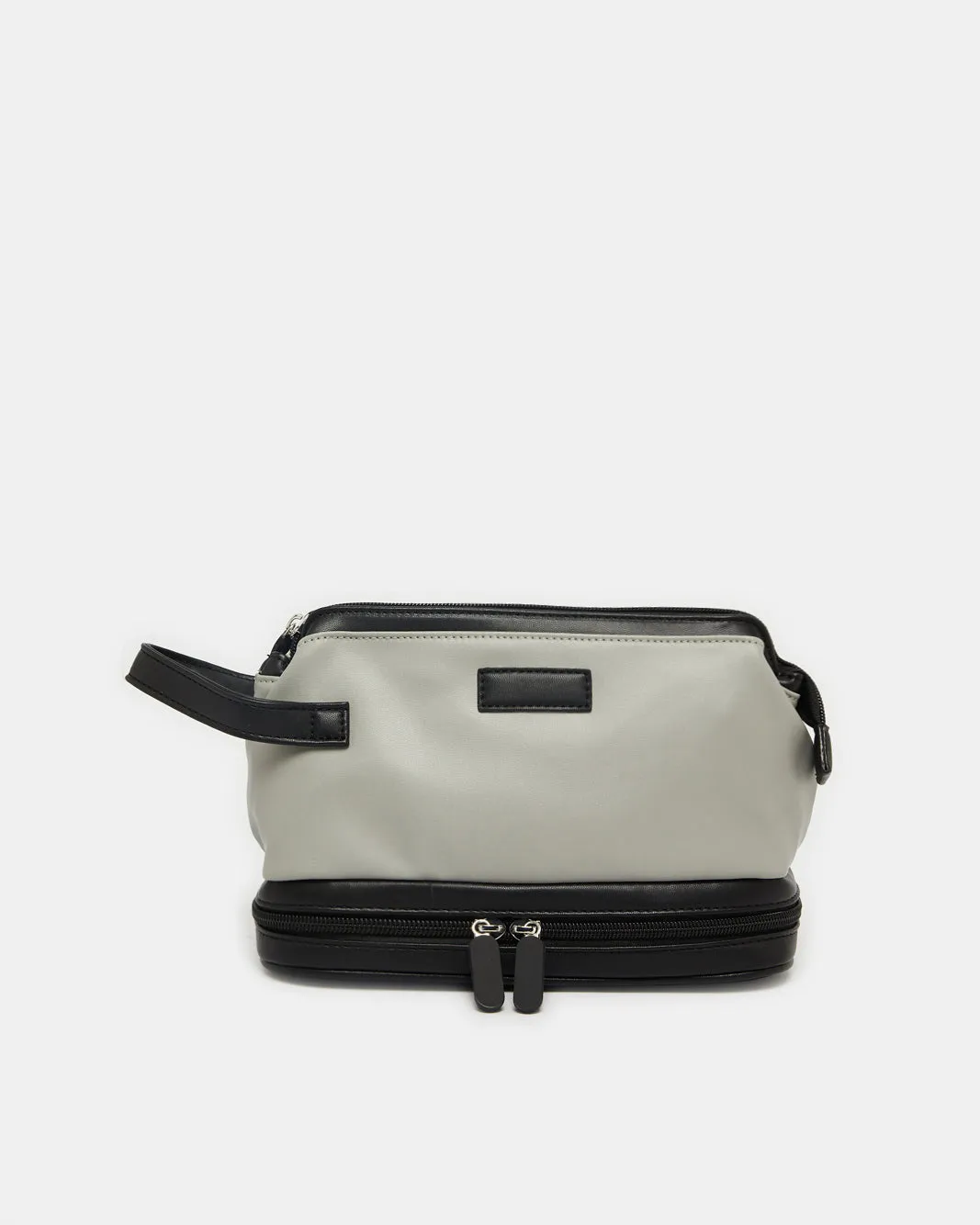 Men Black Toiletry Bag sold by Redtag