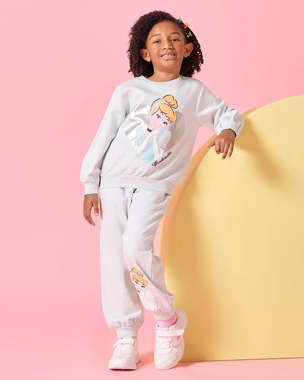 Girls Blue Cinderella Active Tracks Pants sold by Redtag product image thumbnail 2