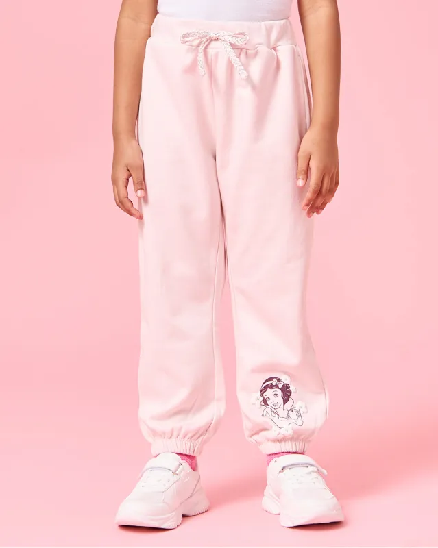 Girls Pink Snow White Active Tracks Pants sold by Redtag