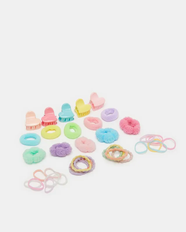 Girls Hair Claw And Scrunchy Set sold by Redtag