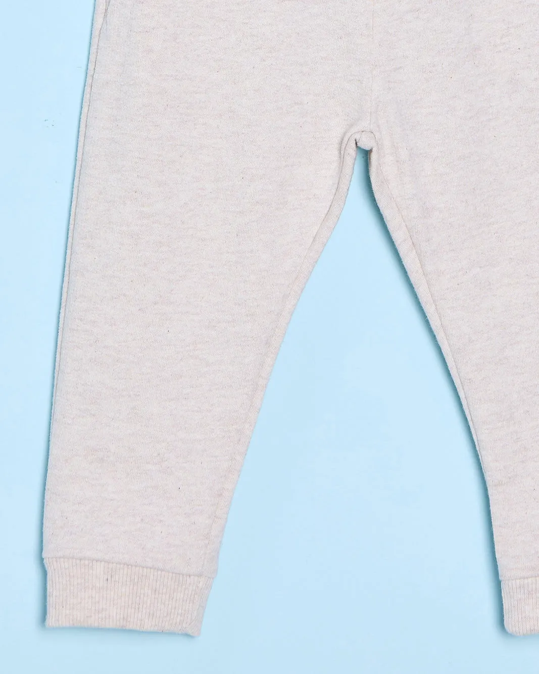 Infant Boys Ecru Melange Plain Active Pants sold by Redtag product image thumbnail 4
