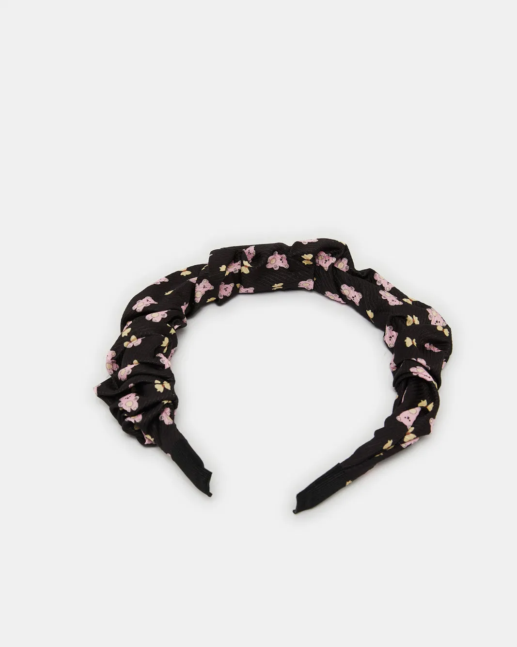 Girls Pink And White Embellished Headband Set (2 Piece) sold by Redtag product image thumbnail 3